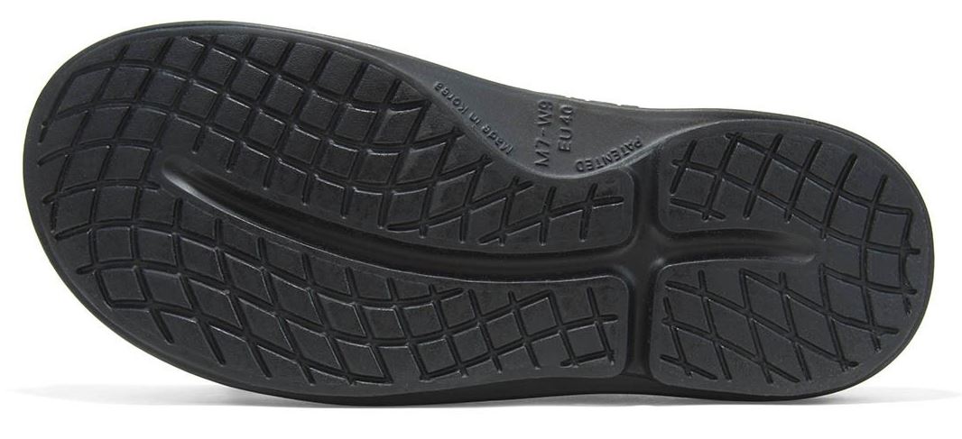 Oofos Black OOcloog Womens Comfort Clogs 1200-BLACK