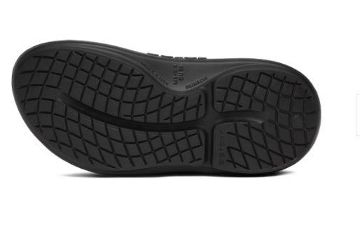 Oofos Black OOyea Women's Slide Recovery Sandals 1700-black