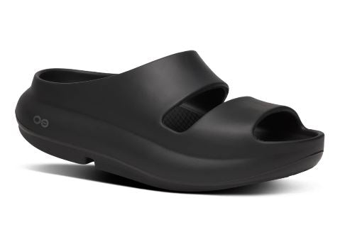 Oofos Black OOyea Women's Slide Recovery Sandals 1700-black