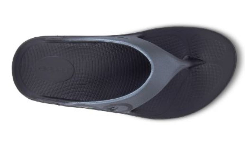 Oofos Black With Graphite OOriginal Sport Mens Comfort Sandals M1001-BLKGRAP