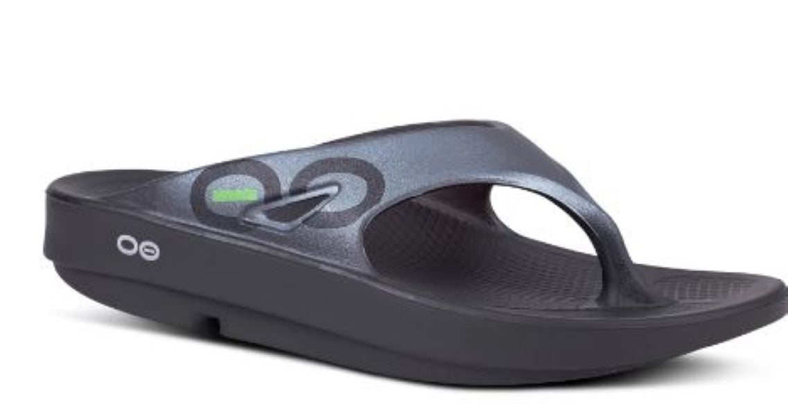 Oofos Black with Graphite OOriginal Sport Mens Comfort Sandals M1001-BLKGRAP