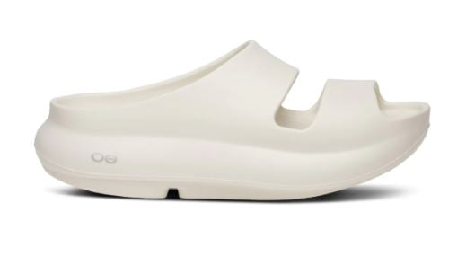Oofos Chalk OOyea Women's Slide Recovery Sandals 1700-Chalk