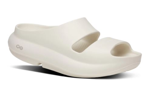 Oofos Chalk OOyea Women's Slide Recovery Sandals 1700-Chalk