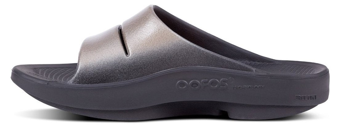 Oofos Latte Oaahh Lux Slide Comfort Womens Sandals 1101-LATTE