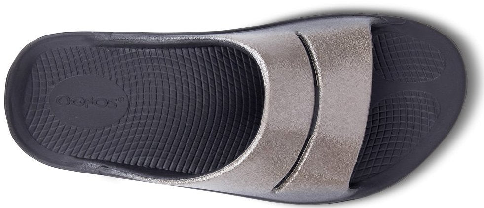 Oofos Latte Oaahh Lux Slide Comfort Womens Sandals 1101-LATTE