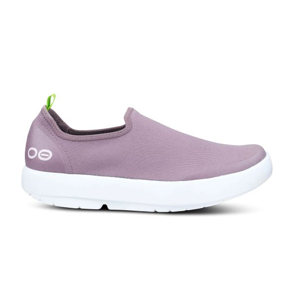OOfos Mauve/White OOMG EEZEE Women's Comfort Shoes 5072-MAUVE