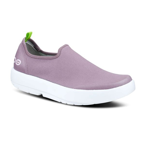 OOfos Mauve/White OOMG EEZEE Women's Comfort Shoes 5072-MAUVE