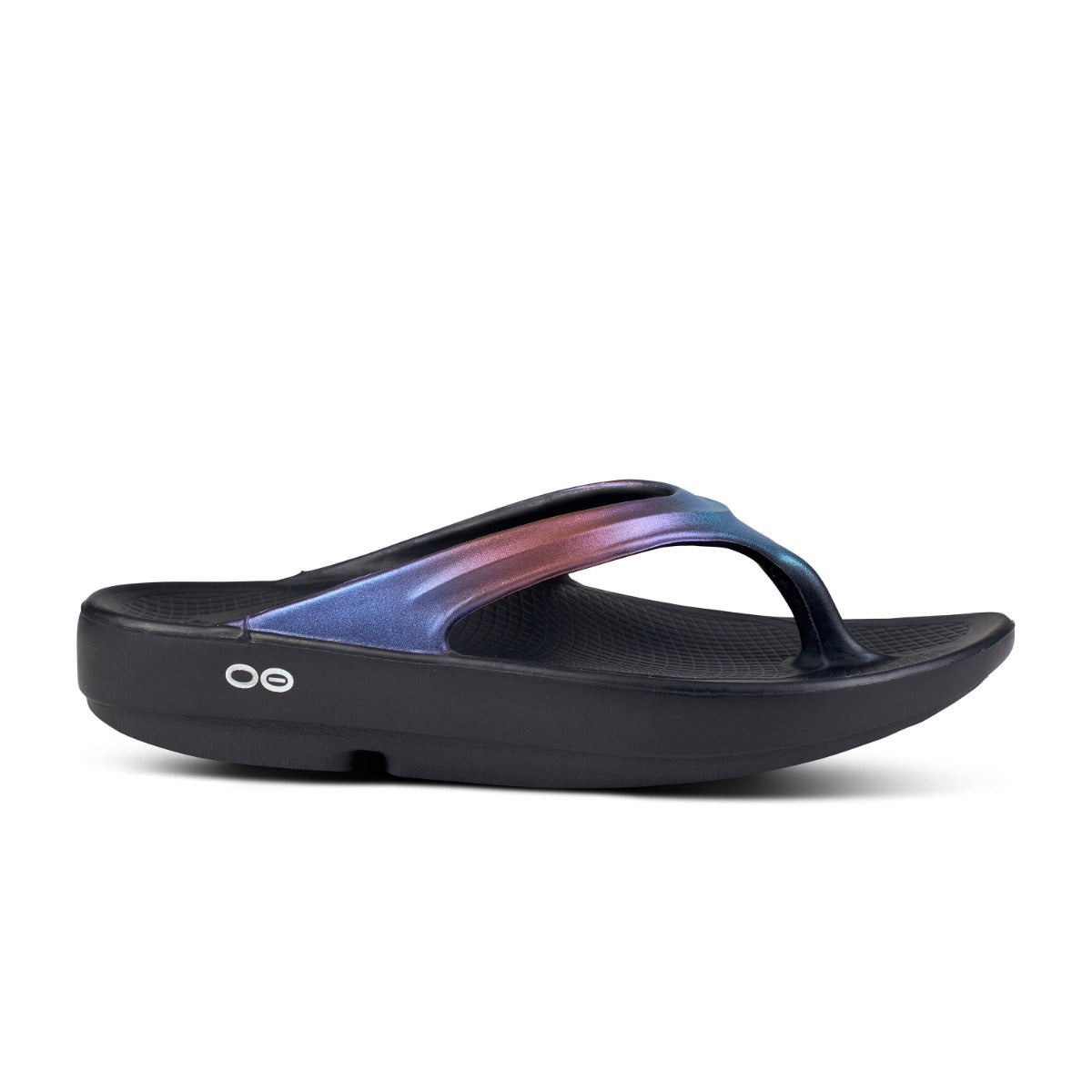 Oofos Midnight Spectre OOlala Luxe Women's Sandals 1401-MDNHTSPEC
