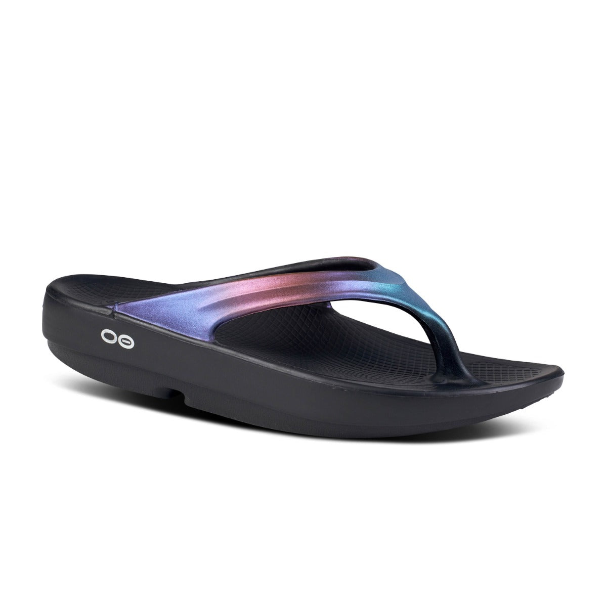 Oofos Midnight Spectre OOlala Luxe Women's Sandals 1401-MDNHTSPEC
