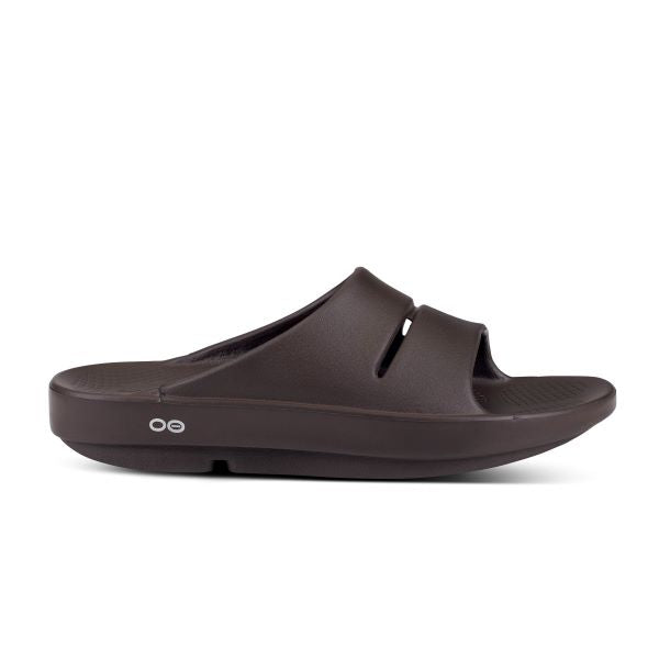 Oofos Mocha Ooahh Mens Slide Sandals 1100-MOCHA