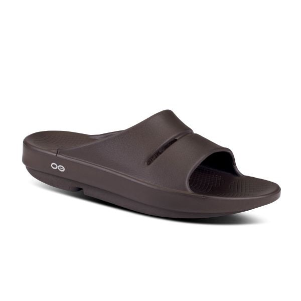 Oofos Mocha Ooahh Mens Slide Sandals 1100-MOCHA