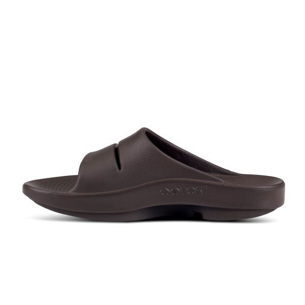 Oofos Mocha OOahh Womens Slide Sandals 1100-MOCHA-L