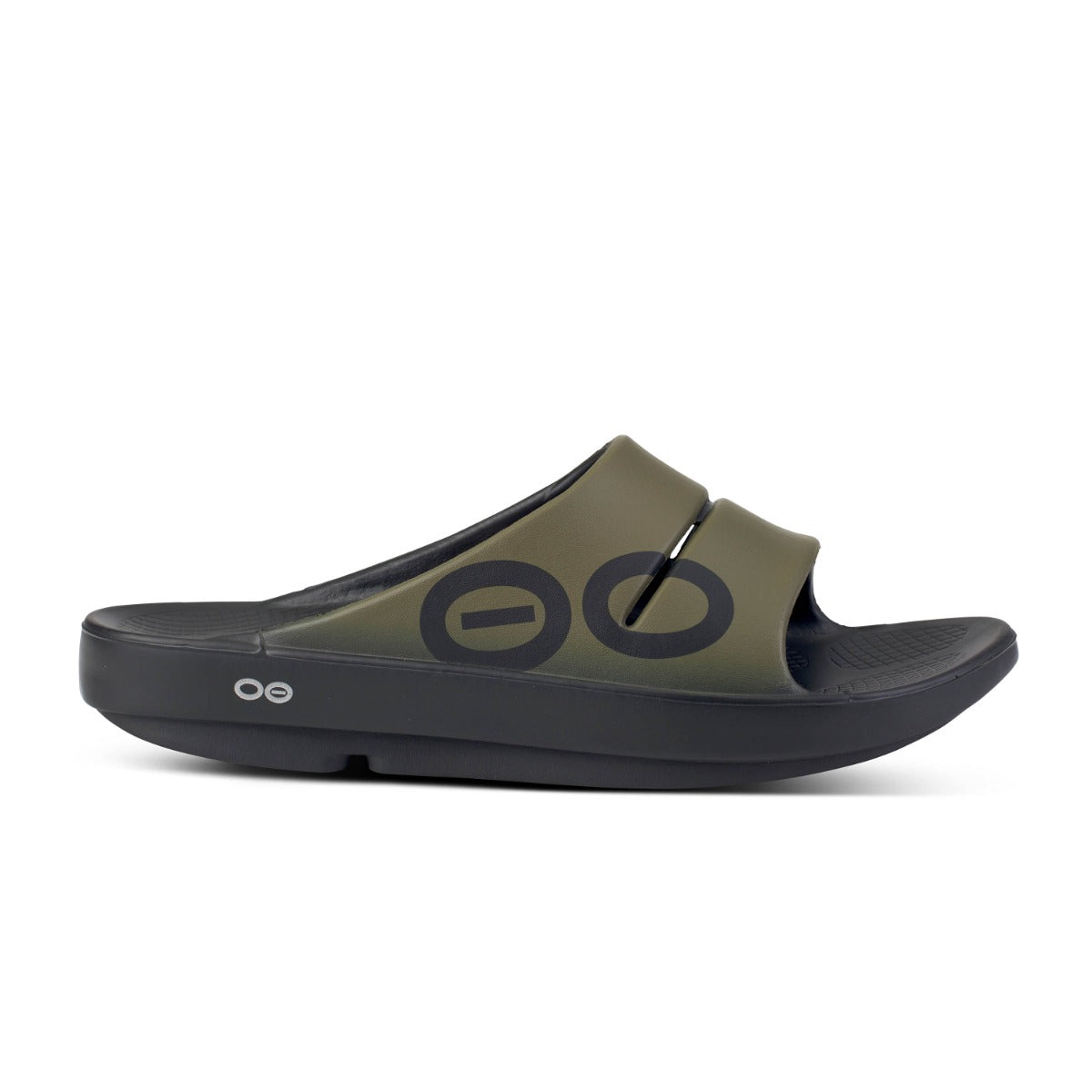 Oofos Tactical Green OOahh Men's Sport Slides 1500TACGRN