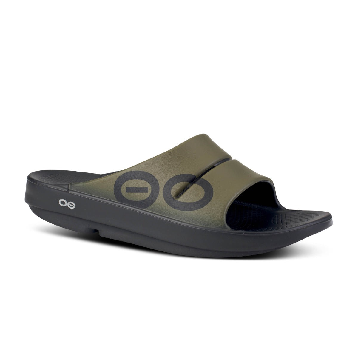 Oofos Tactical Green OOahh Men's Sport Slides 1500TACGRN