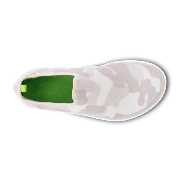 Oofos Tan Camo OOMG EEZEE Womens Low Comfort Shoes 5072