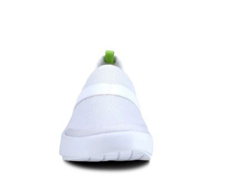 Oofos White On White Oomg Low Womens Shoes 5070-WHT/WHT