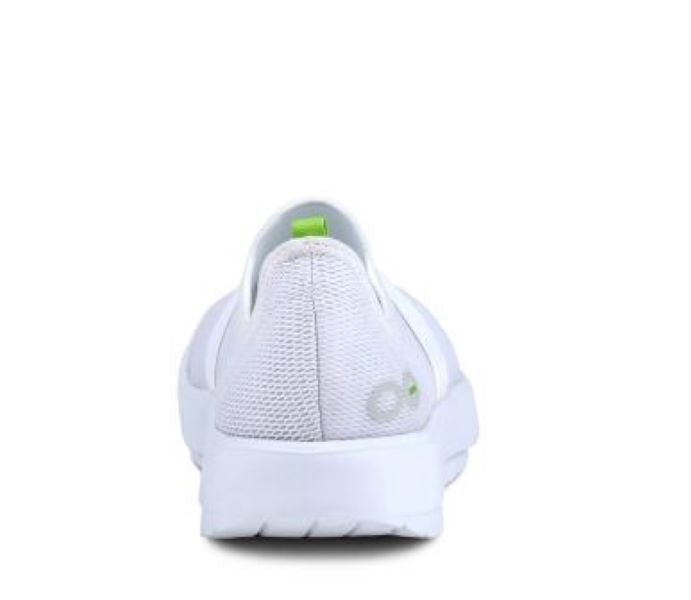 Oofos White On White Oomg Low Womens Shoes 5070-WHT/WHT