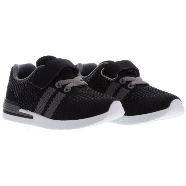 Oomphies Black Wynn Childrens Sneakers OK2082B