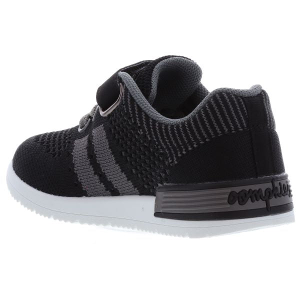 Oomphies Black Wynn Childrens Sneakers OK2082B