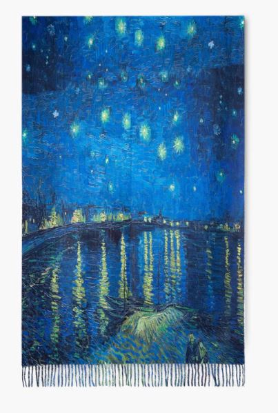 Original USA Starry Night Over The Rhone Womens Scarf FS40515