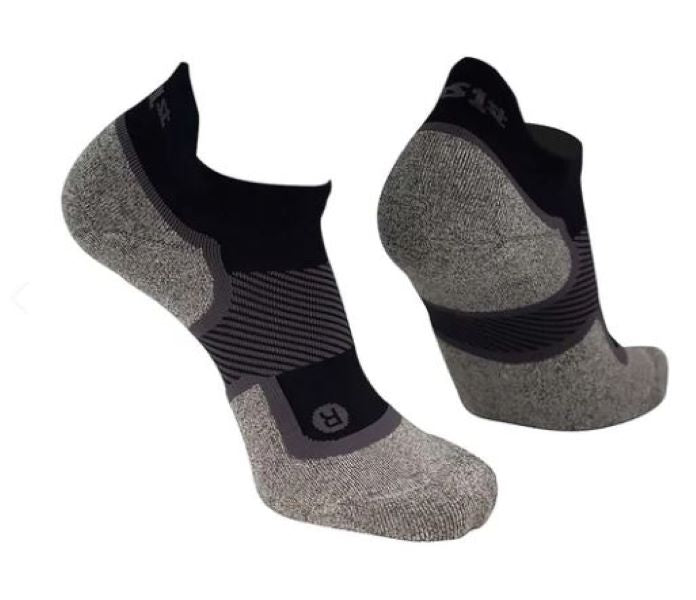 OS1st Black The Pickleball Sock- No Show PB10054-BLK