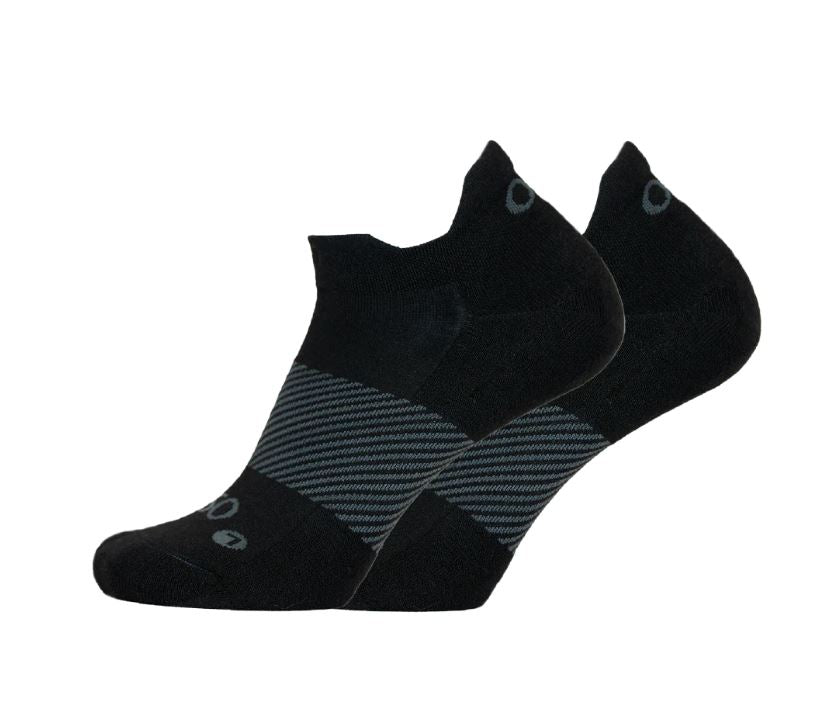 OS1st Black Wicked No Show Comfort Socks OS1-9654-BLACK