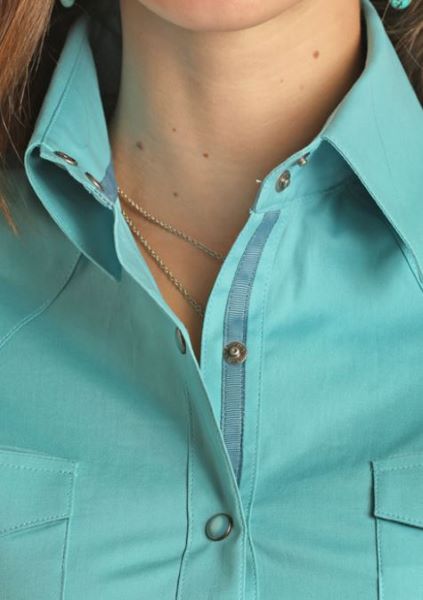 Panhandle Longsleeve 2 Pocket Women's Snap Shirt PSWSOSR0LT