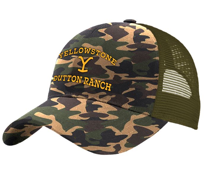 Paramount's Yellowstone Camo Trucker Hat 66-656-191