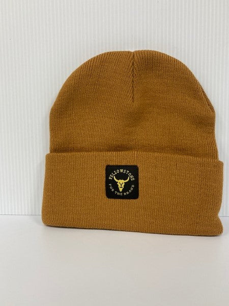 Paramount's Yellowstone Tan Beanie Hat 66-660-290
