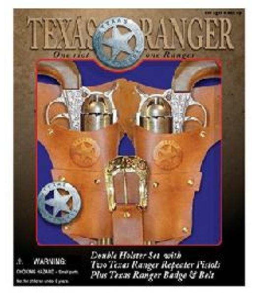Parris Manufacturing Texas Ranger Double Holster Set Kids 4618