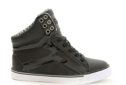 Pastry Black Pop Tart Grid Youth Unisex Sneaker PK153100