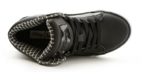 Pastry Black Pop Tart Grid Youth Unisex Sneaker PK153100