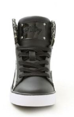 Pastry Black Pop Tart Grid Youth Unisex Sneaker PK153100