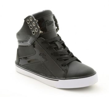 Pastry Black Pop Tart Grid Youth Unisex Sneaker PK153100