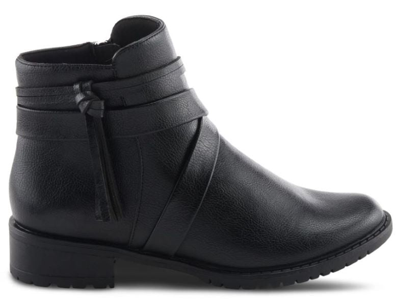 Patrizia By Spring Step Black Goodtimes Womens Ankle Boots GOODTIMES-BLACK