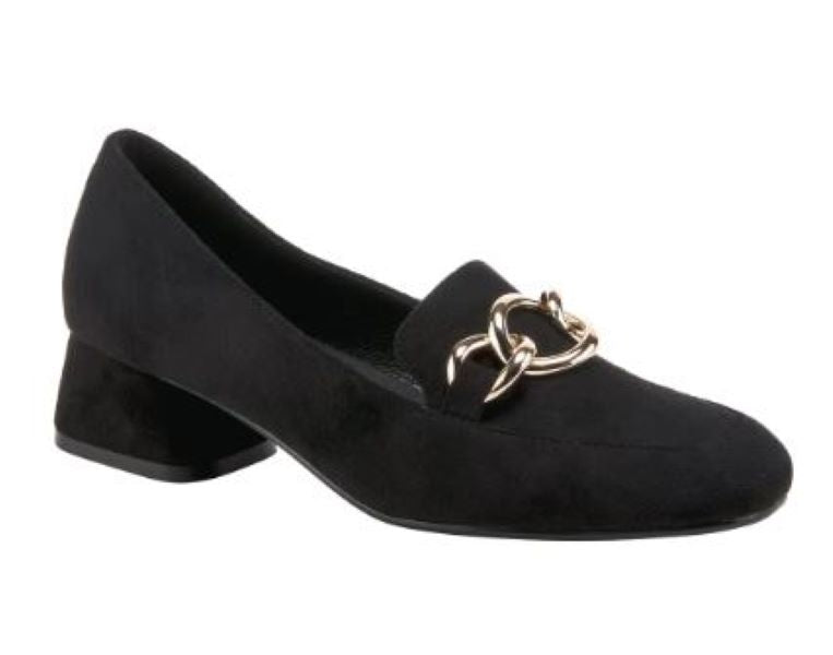 Patrizia by Spring Step Black Grandloaf Women's Loafer Shoes GRANDLOAF-B