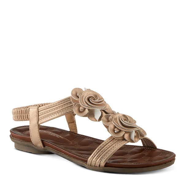Patrizia by Spring Step Rose Gold Nectarine Women's Sandals NECTARINE-RGLD