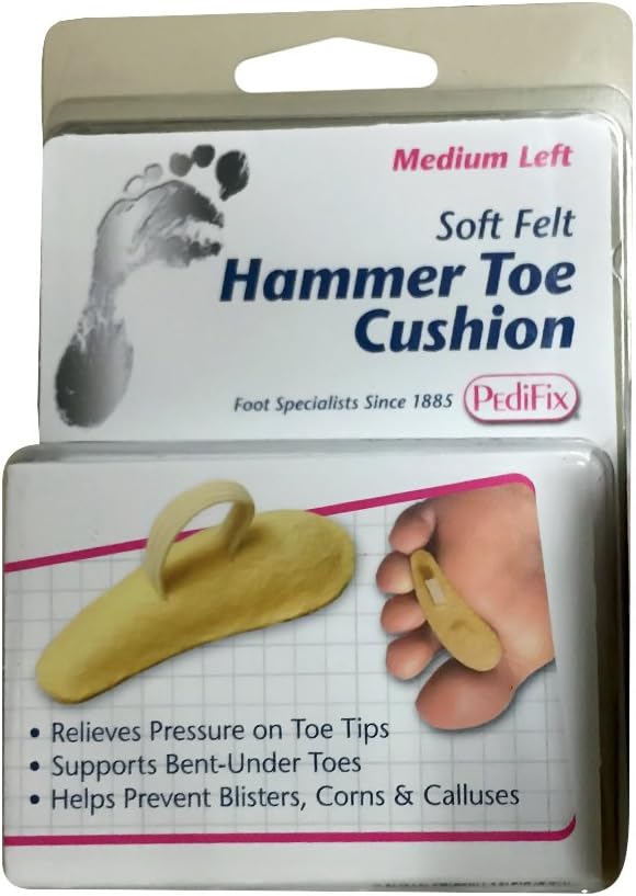 PediFix FELTastic Hammer Toe Cushion (Left Medium Size) P54ML