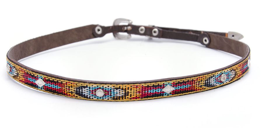 Phunky Horse Multi Color Stitch Classic Hatband HB-16