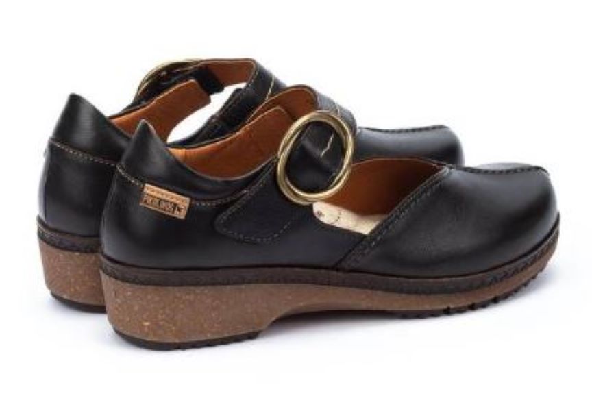 Pikolinos Black Granada Women's Leather Shoes WOW-4837-BLACK