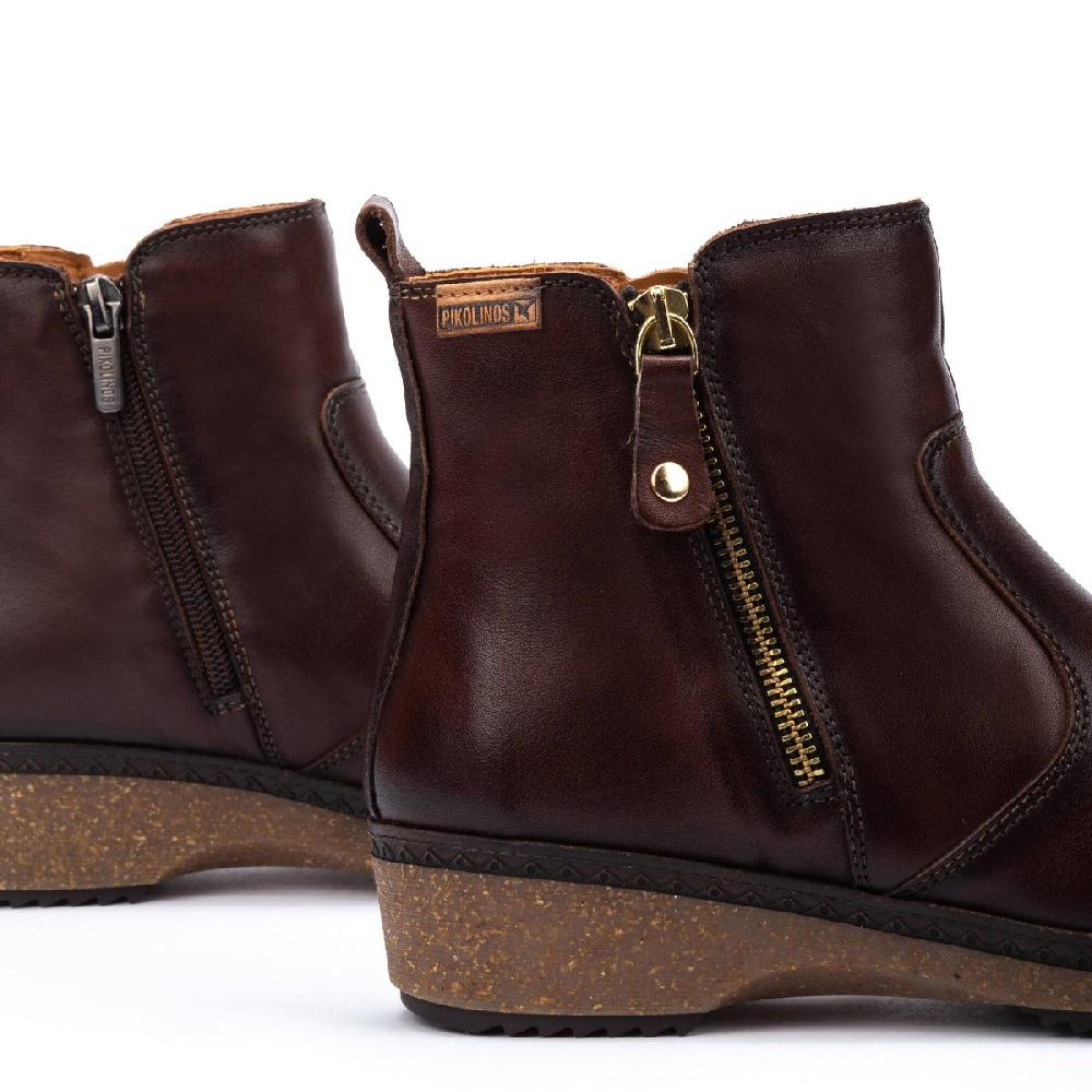 Pikolinos Caoba Granada Women's Ankle Boots With Side Zip WOW-8988
