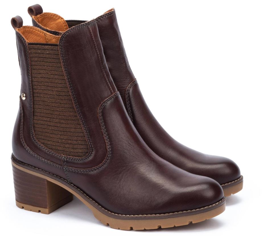 Pikolinos Caoba Llanes Womens Mid Heel Ankle Boots W7H-8948