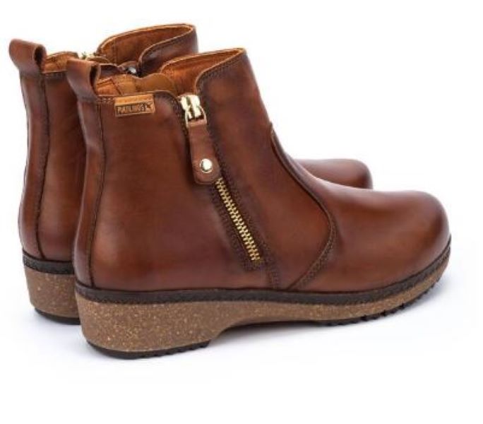 Pikolinos Cuero Granada Women's Ankle Boots With Zipper WOW-8988-CUERO