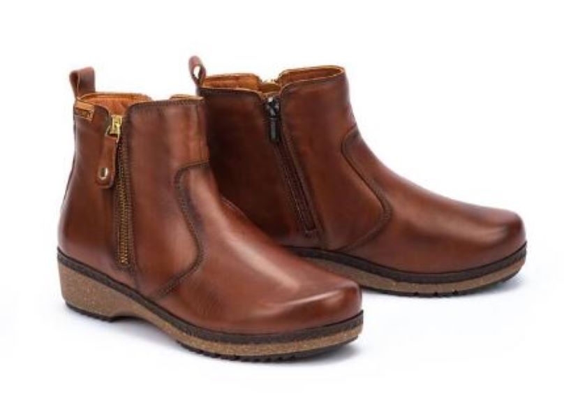 Pikolinos Cuero Granada Women's Ankle Boots With Zipper WOW-8988-CUERO