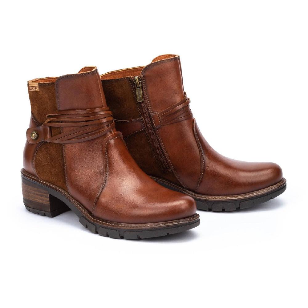 Pikolinos Cuero San Sebastian Women's Lace-Up Ankle Boots WIT-8906C2