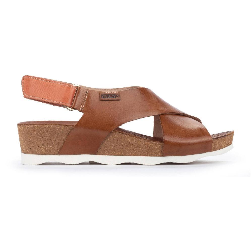 Pikolinos Mahon Brandy Cross-strapped Women's Sandals W9E-0912-BRANDY