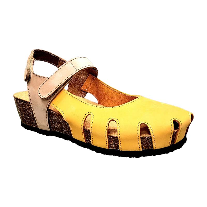 Plakton Mustard/Tan Amy Mary Jane Womens Shoes 826140