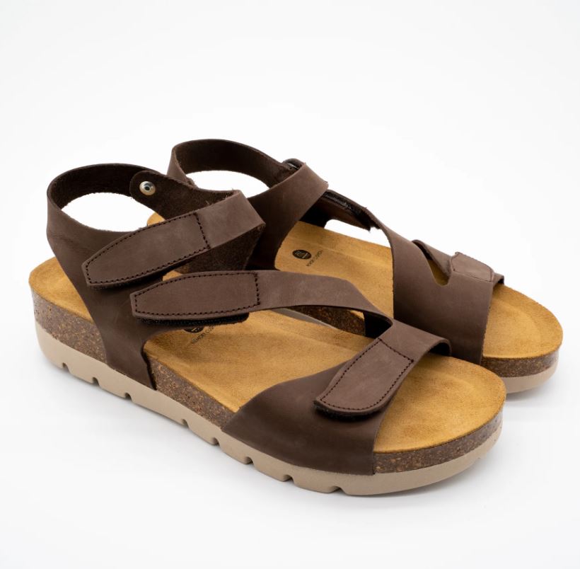 Plakton Nobuck 2 Moresco Jane Women's Sandals 356131-BROWN