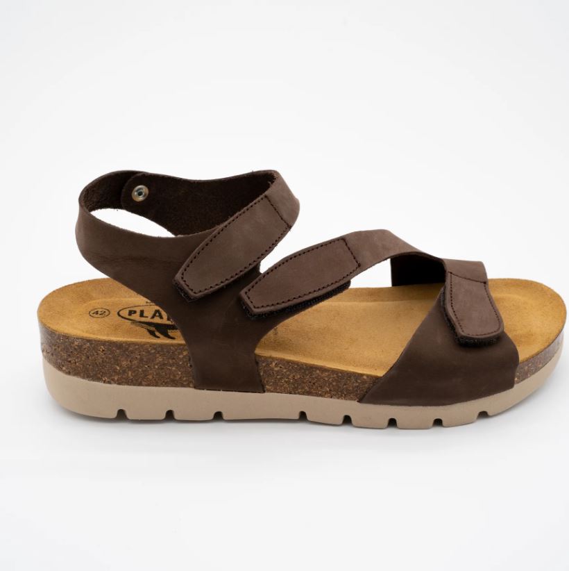 Plakton Nobuck 2 Moresco Jane Women's Sandals 356131-BROWN