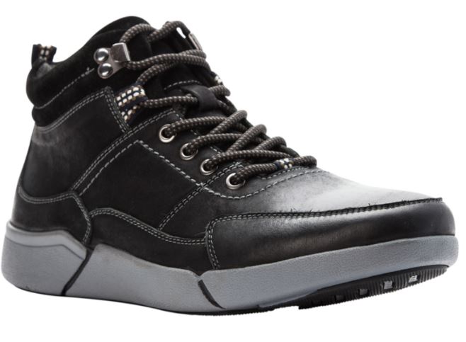 Propet Black Lance Mens Casual Shoes MCV032L